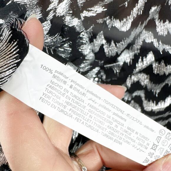 Zara Black and White Zigzag Dress - Picture 12 of 12